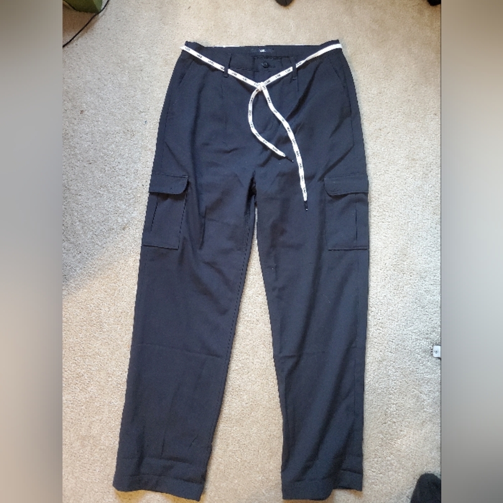 Vans black cargo pants Men's Small